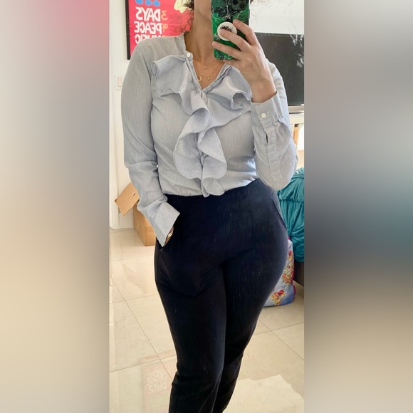 Striped ruffled blouse - Picture 4 of 6